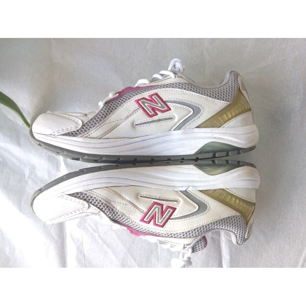 Rare sz 6.5 Women New Balance 846 US made walking strike path Pink White WW846KM